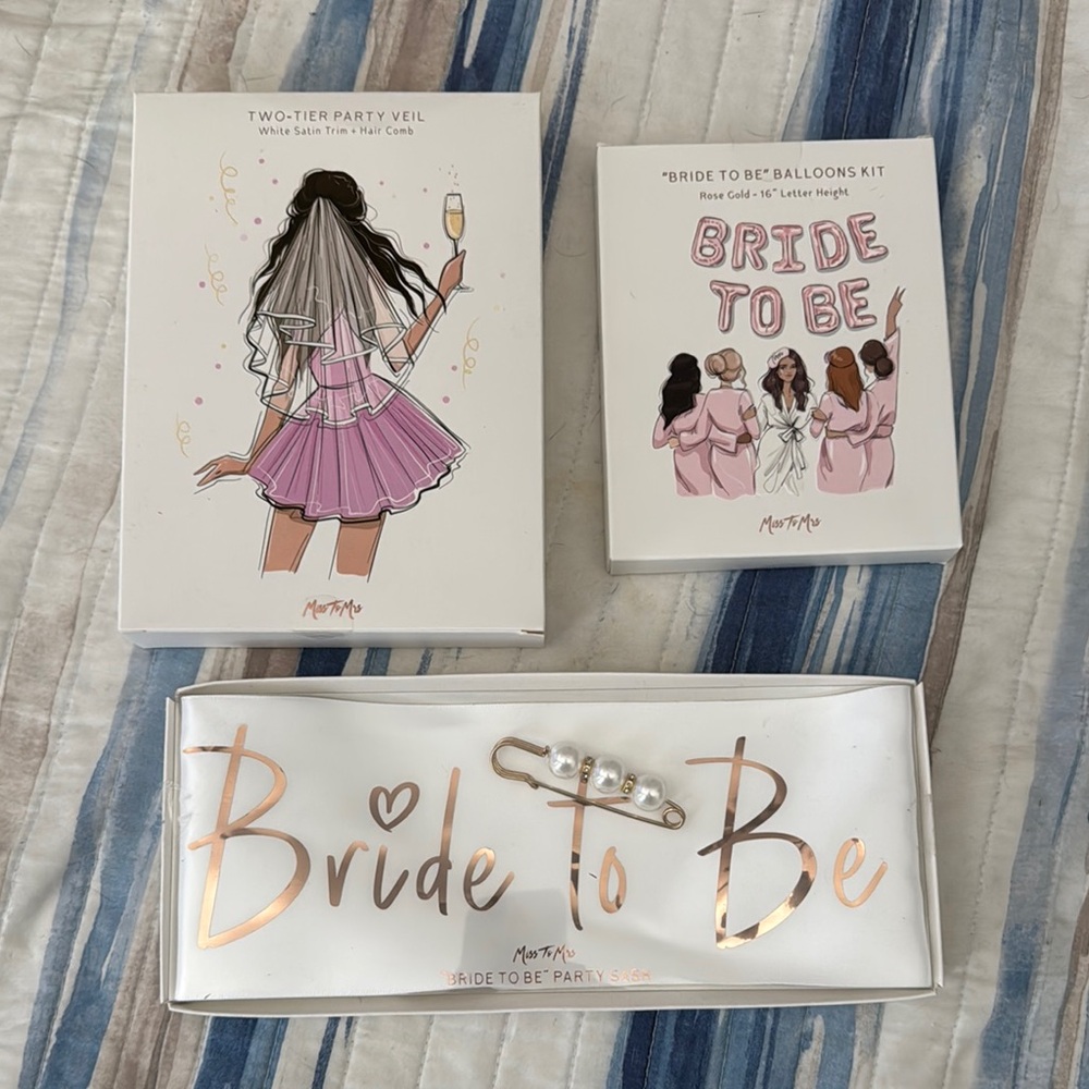 Bride To Be Party Set by Meri Meri